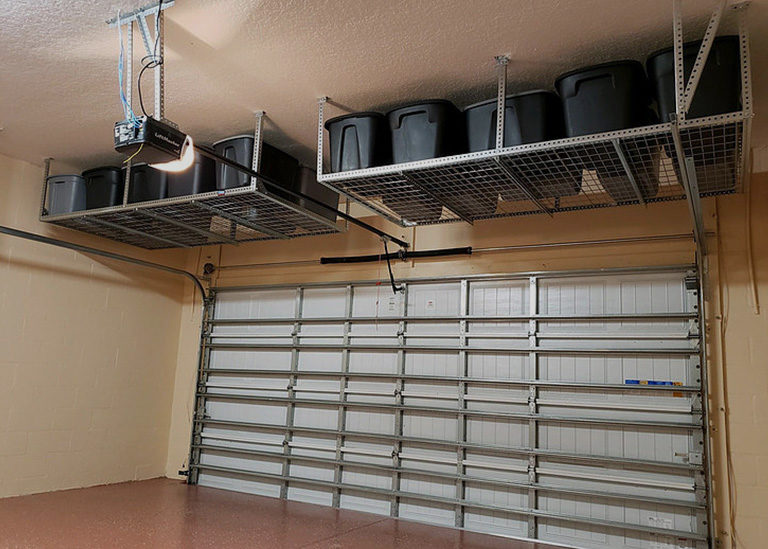 BEST Garage Storage Solutions Before After Photos Of Garage Ceiling ...
