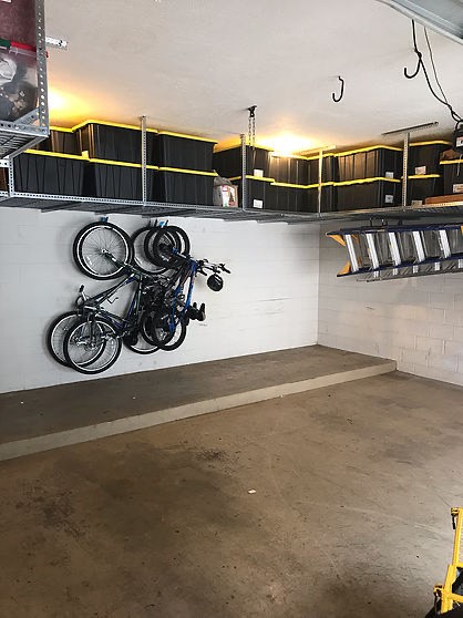 garage shelving installations